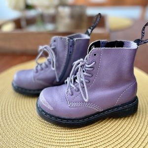 Metallic Purple High Top Doc Marten’s - SUPER CUTE!